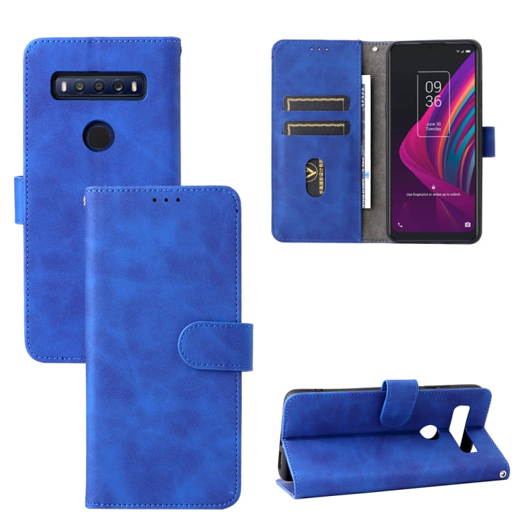 Solid Color Skin Feel Magnetic Buckle Leather Phone Case — view 8
