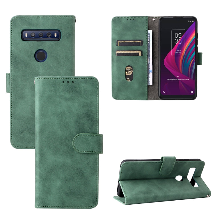 Solid Color Skin Feel Magnetic Buckle Leather Phone Case — view 9