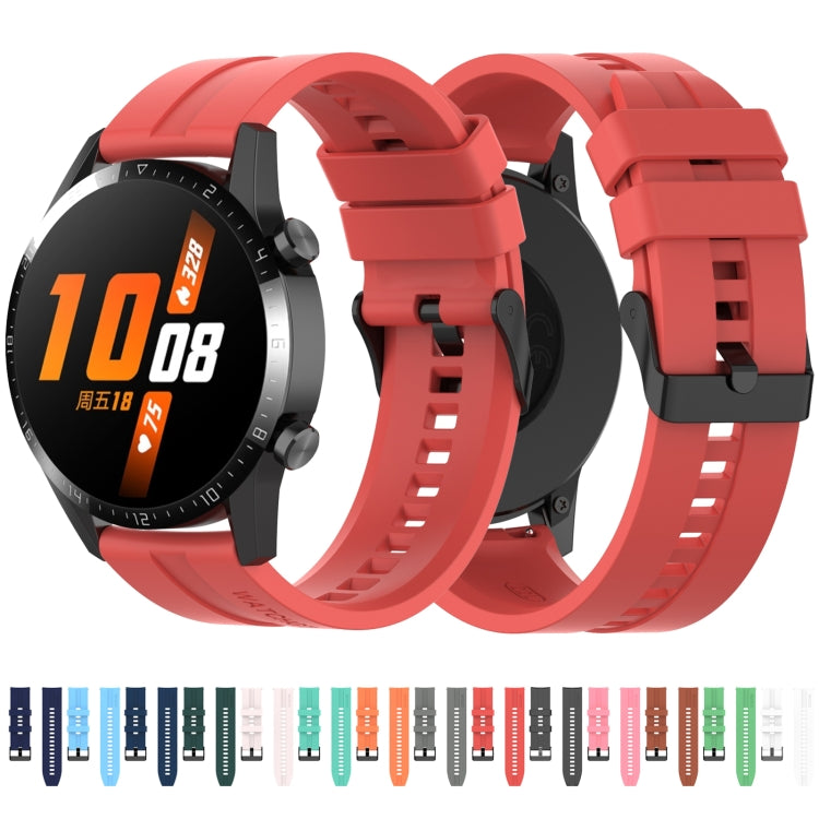 Silicone Black Buckle Watchband