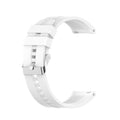 Silicone Silver Buckle Watchband