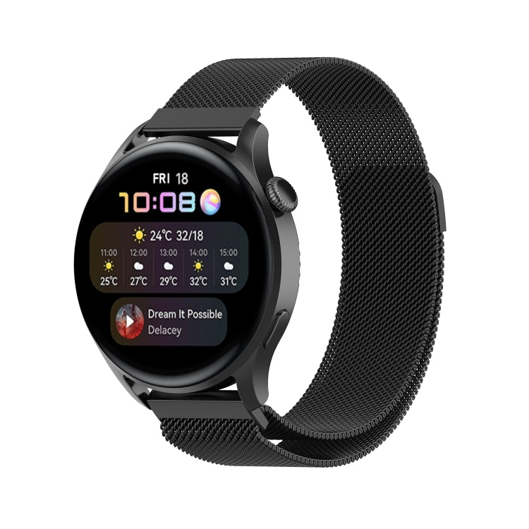 Milan Metal Watchband, For Huawei Watch GT 3 42mm 20mm, For Huawei Watch GT 3 46mm/GT Runner 22mm