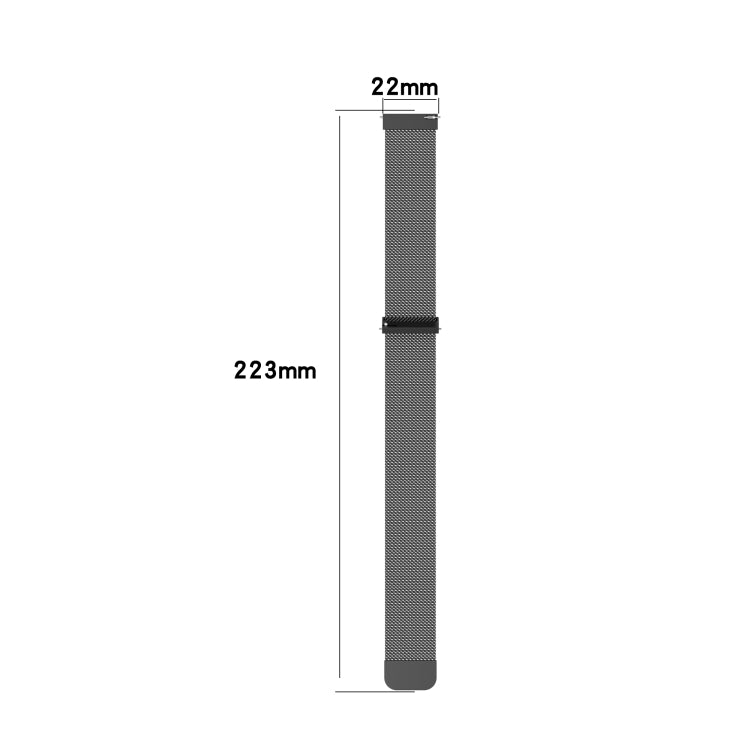 Milan Metal Watchband, For Huawei Watch GT 3 42mm 20mm, For Huawei Watch GT 3 46mm/GT Runner 22mm