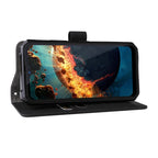 Solid Color Skin Feel Magnetic Buckle Leather Phone Case
