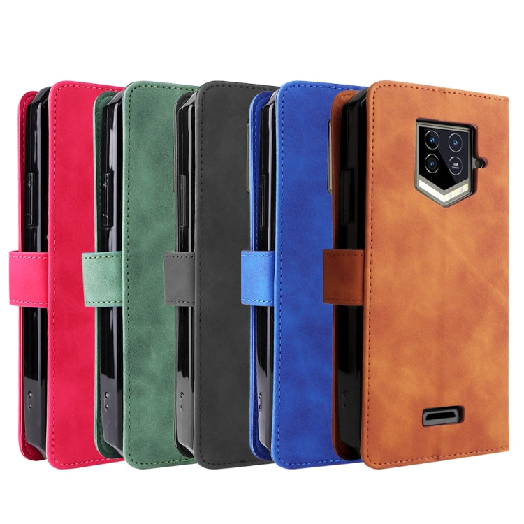Solid Color Skin Feel Magnetic Buckle Leather Phone Case