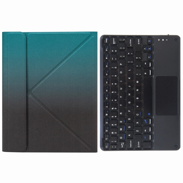 H-102C Touch Bluetooth Keyboard Leather Case with Rear Three-fold Holder