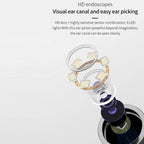 T6 Portable Wireless Smart Visual Earpick Earwax Removal Tool — Light Blue