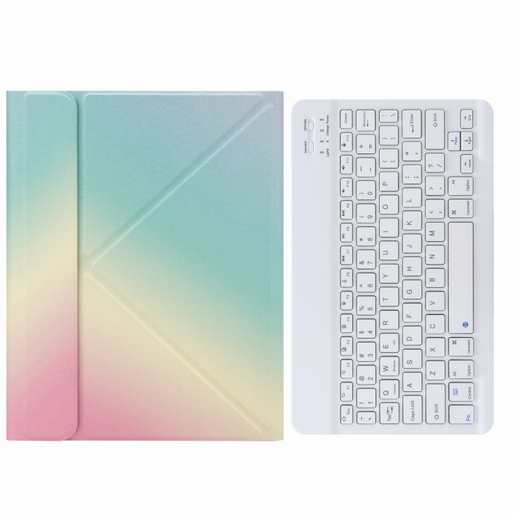 H-102 Bluetooth Keyboard Leather Case with Rear Three-fold Holder