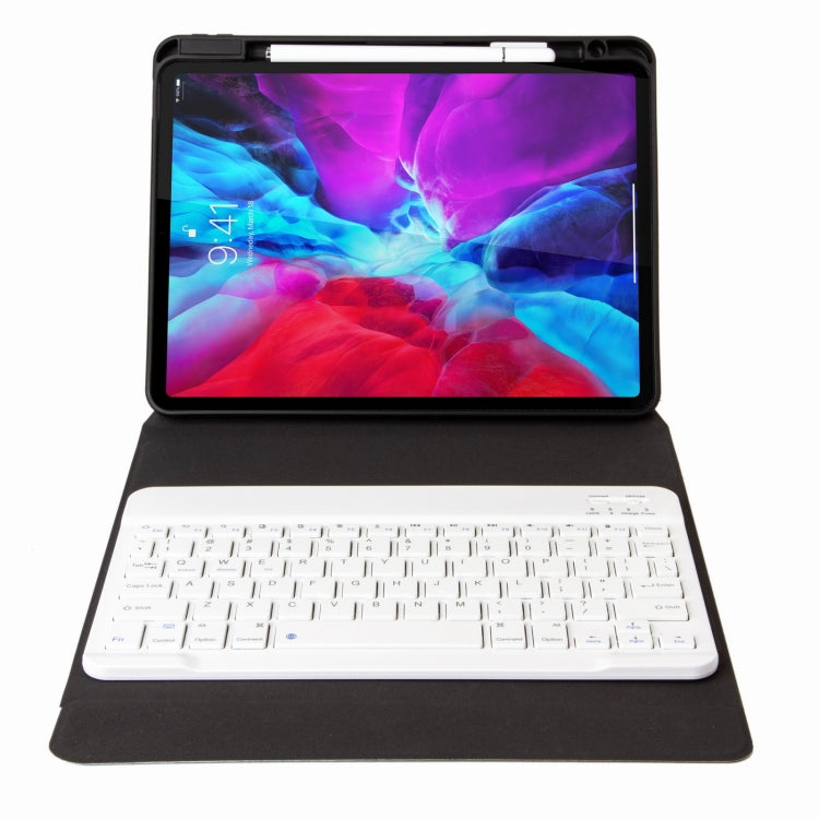 H-102 Bluetooth Keyboard Leather Case with Rear Three-fold Holder