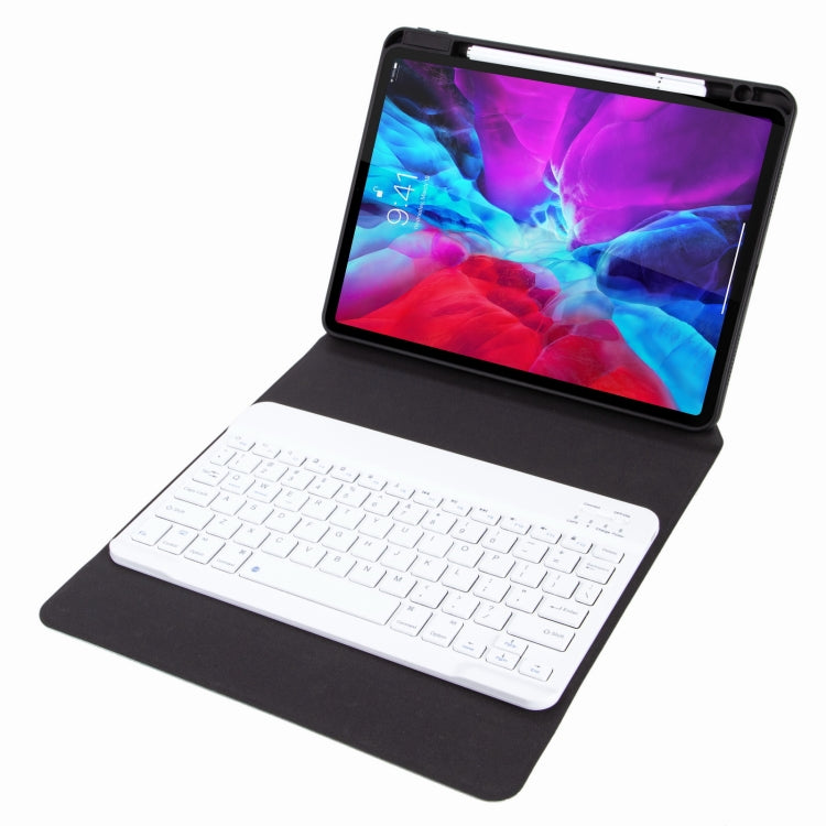 H-102 Bluetooth Keyboard Leather Case with Rear Three-fold Holder