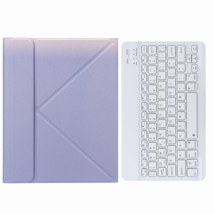 H-102 Bluetooth Keyboard Leather Case with Rear Three-fold Holder