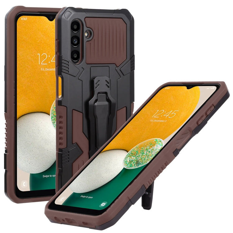 All Inclusive Double-color TPU + PC Phone Case, For Infinix Hot 11s, For Infinix Note 10 Pro — Brown