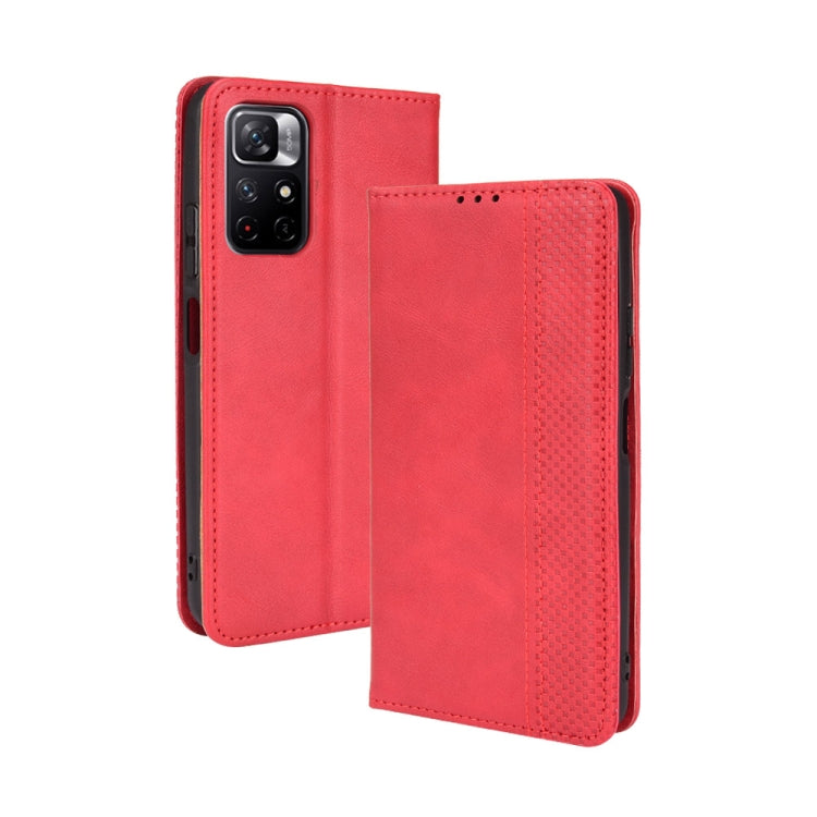 Magnetic Buckle Retro Texture Leather Case