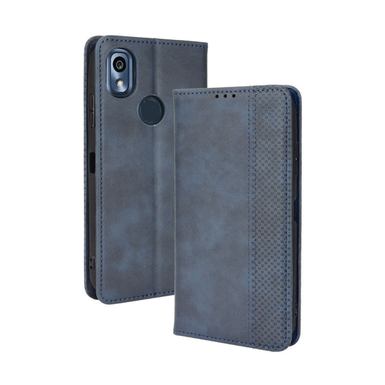 Magnetic Buckle Retro Texture Leather Case