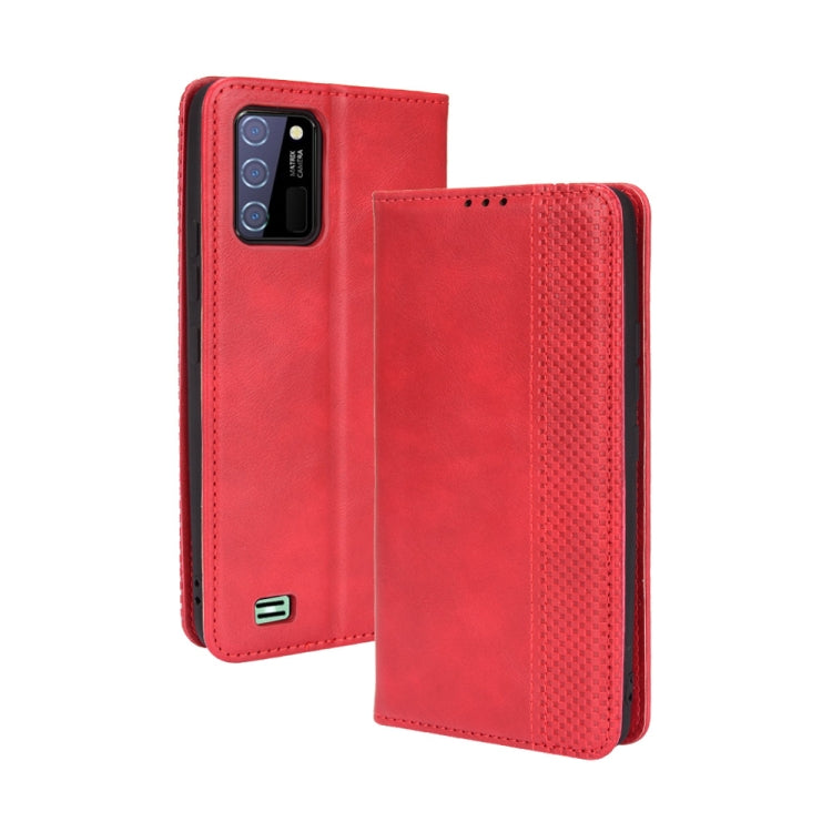 Magnetic Buckle Retro Texture Leather Case