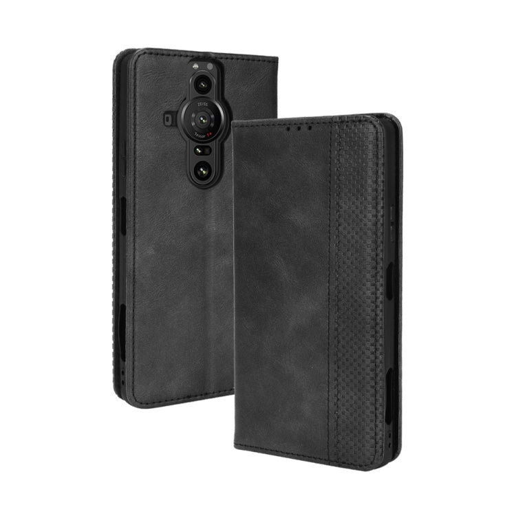 Magnetic Buckle Retro Texture Leather Case