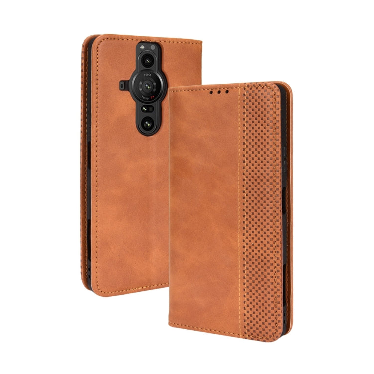 Magnetic Buckle Retro Texture Leather Case