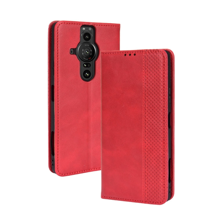 Magnetic Buckle Retro Texture Leather Case