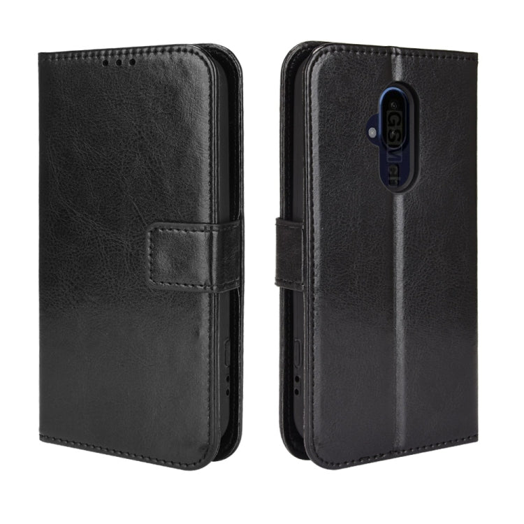 Retro Crazy Horse Texture Leather Phone Case — For Sony Xperia Pro-I