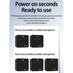 SK750 Type-C Charging One for One Wireless Lavalier Mini Microphone — One for One