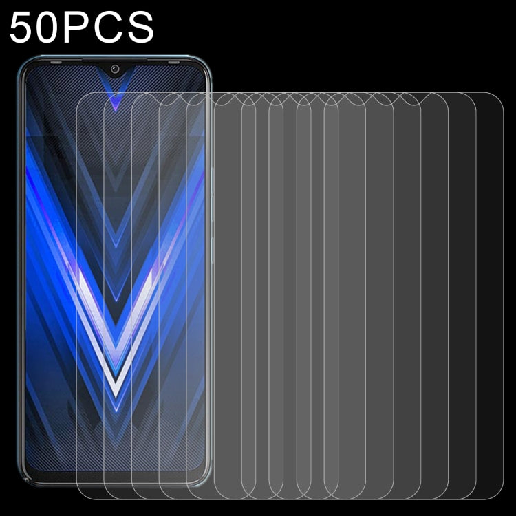 50 PCS 0.26mm 9H 2.5D Tempered Glass Film