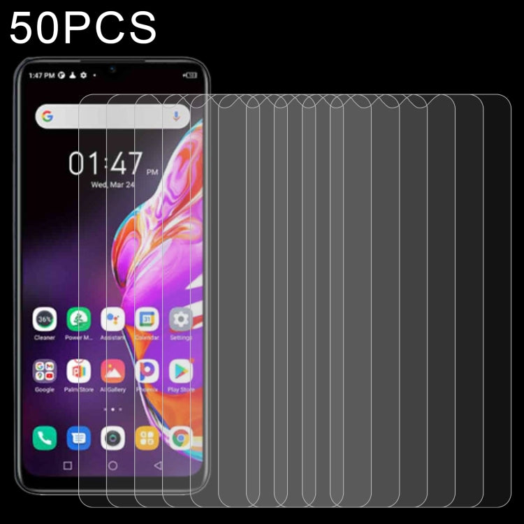 50 PCS 0.26mm 9H 2.5D Tempered Glass Film