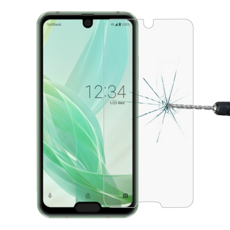 0.26mm 9H 2.5D Tempered Glass Film, For Sharp Aquos Sense 3 Plus (1 PC)