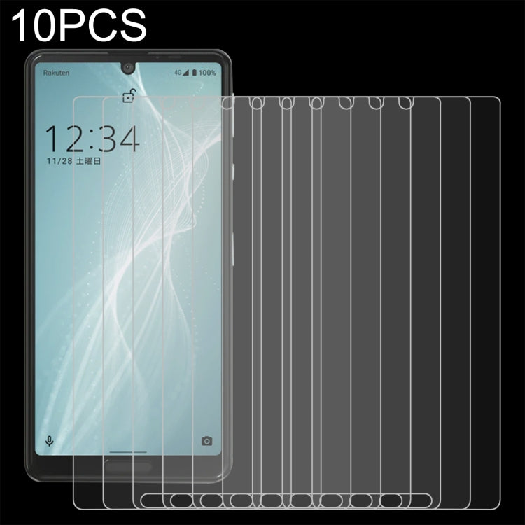10 PCS 0.26mm 9H 2.5D Tempered Glass Film, For Sharp Aquos Sense 3 Plus (10 PCS)         ...