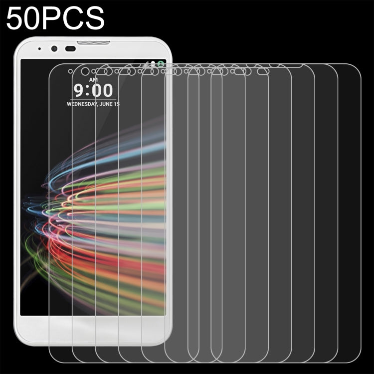 50 PCS 0.26mm 9H 2.5D Tempered Glass Film, For Sharp Aquos Sense 3 Plus (50 PCS)         ...
