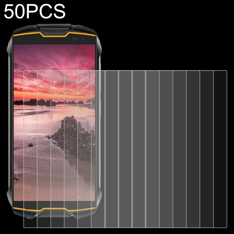 50 PCS 0.26mm 9H 2.5D Tempered Glass Film, For CAT S62 Pro (50 PCS)