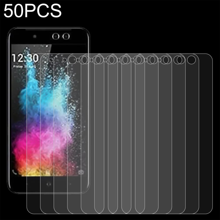 50 PCS 0.26mm 9H 2.5D Tempered Glass Film, For CAT S62 Pro (50 PCS)
