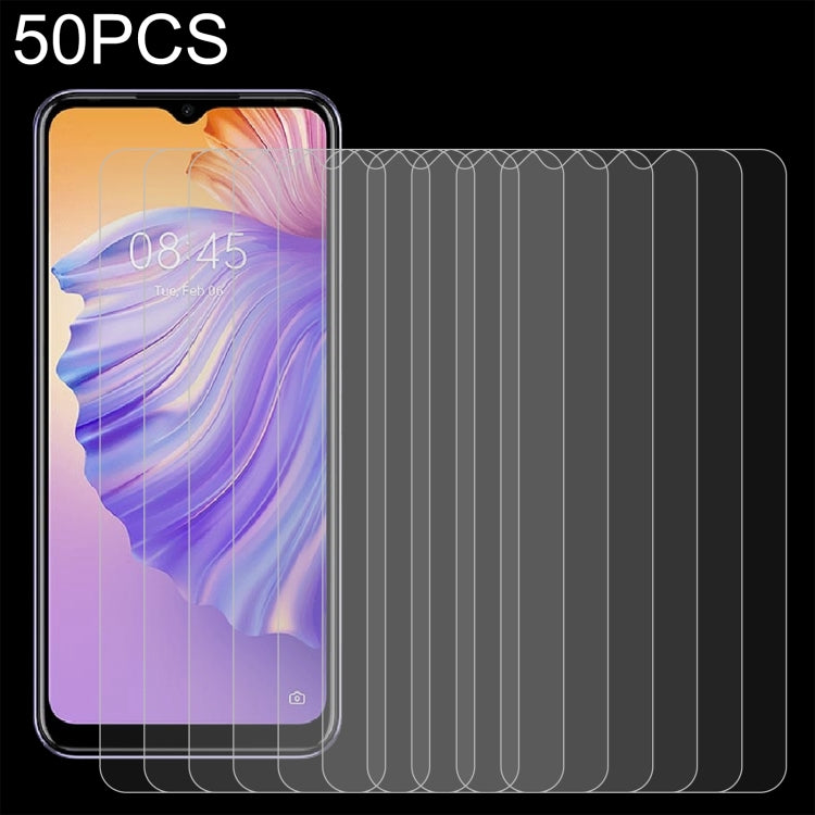 50 PCS 0.26mm 9H 2.5D Tempered Glass Film, For CAT S62 Pro (50 PCS)