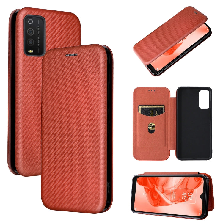 Carbon Fiber Texture Magnetic Horizontal Flip Leather Phone Case — view 11