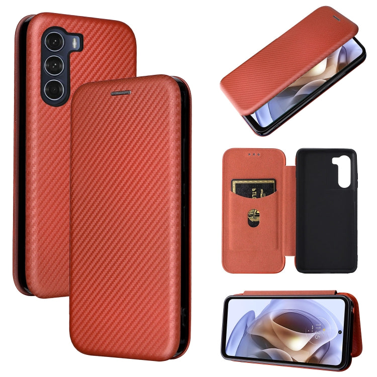 Carbon Fiber Texture Magnetic Horizontal Flip Leather Phone Case — view 16