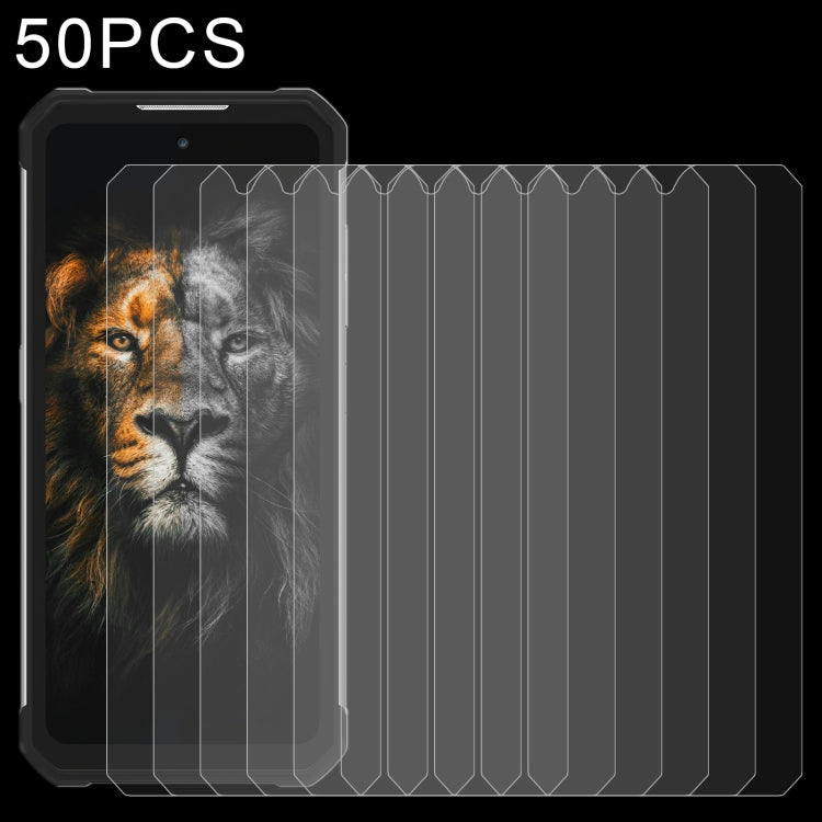 50 PCS 0.26mm 9H 2.5D Tempered Glass Film