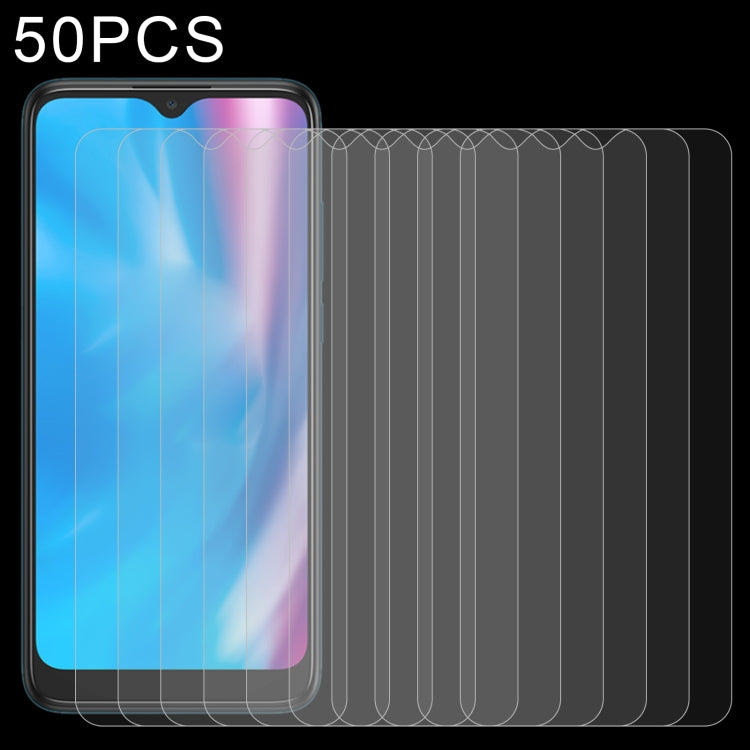 50 PCS 0.26mm 9H 2.5D Tempered Glass Film