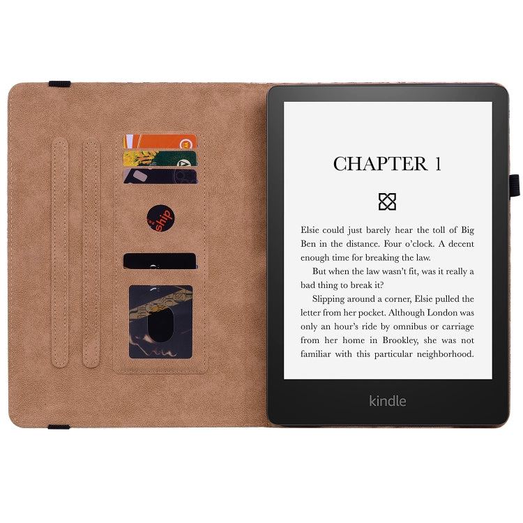 Color Weave Smart Leather Tablet Case — For Amazon Kindle Fire HD8 2020