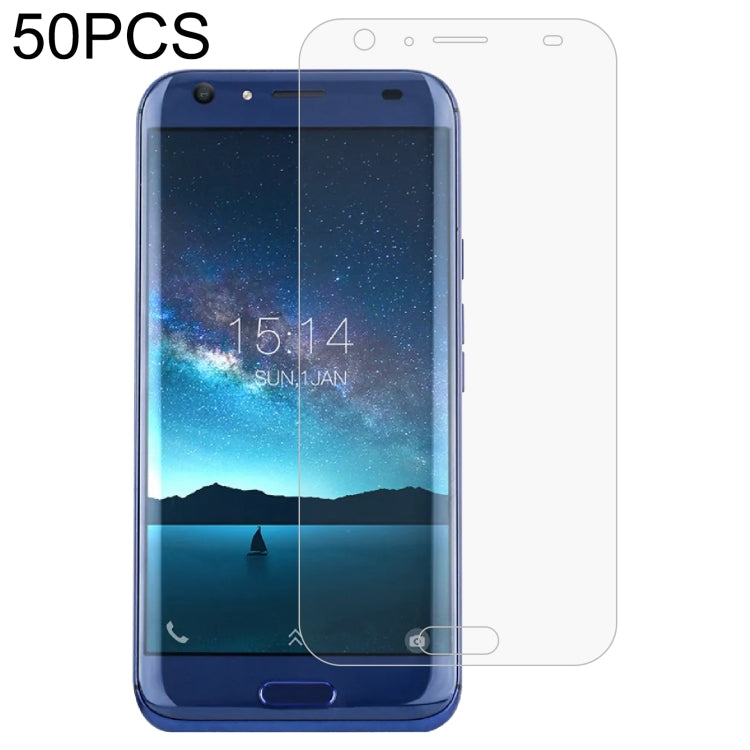 50 PCS 0.26mm 9H 2.5D Tempered Glass Film