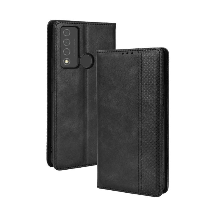 Magnetic Buckle Retro Texture Leather Phone Case