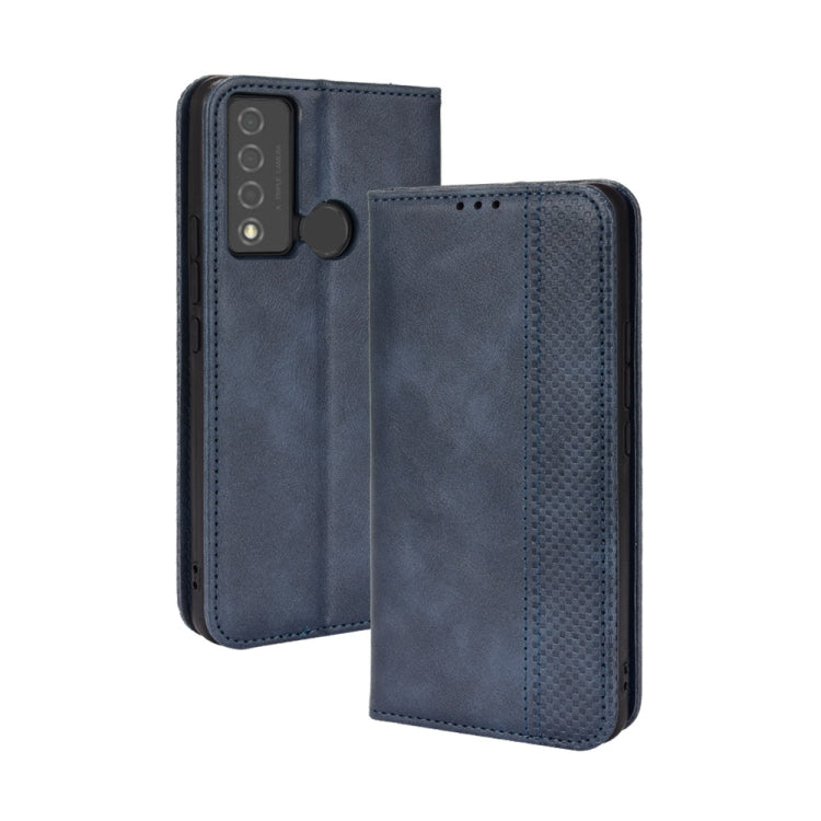 Magnetic Buckle Retro Texture Leather Phone Case