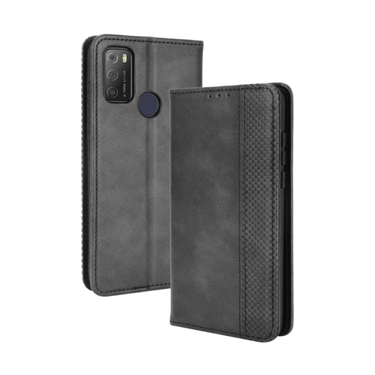 Magnetic Buckle Retro Texture Leather Phone Case