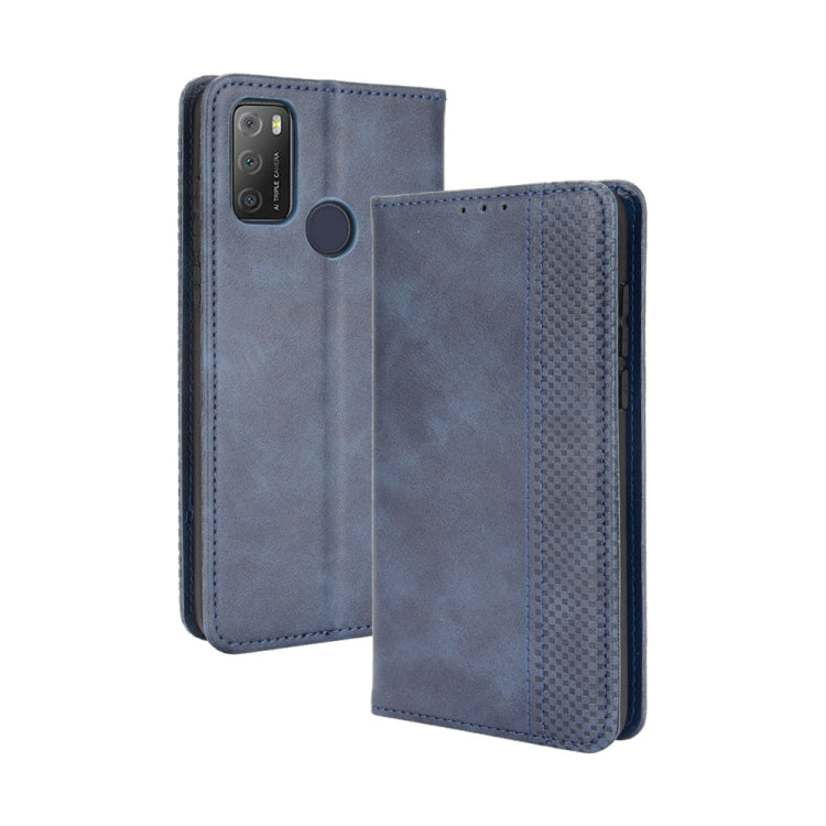 Magnetic Buckle Retro Texture Leather Phone Case