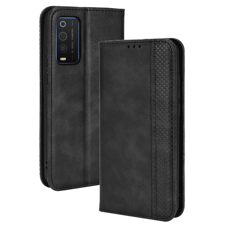 Magnetic Buckle Retro Texture Leather Phone Case