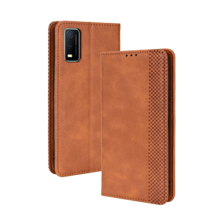 Magnetic Buckle Retro Texture Leather Phone Case