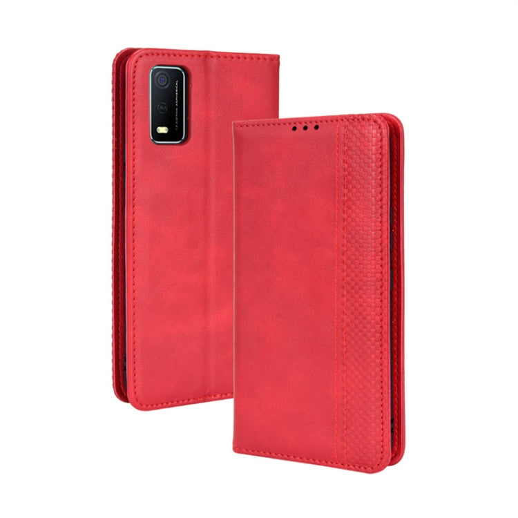 Magnetic Buckle Retro Texture Leather Phone Case