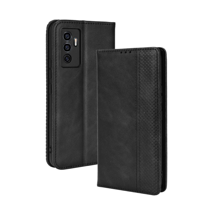 Magnetic Buckle Retro Texture Leather Phone Case