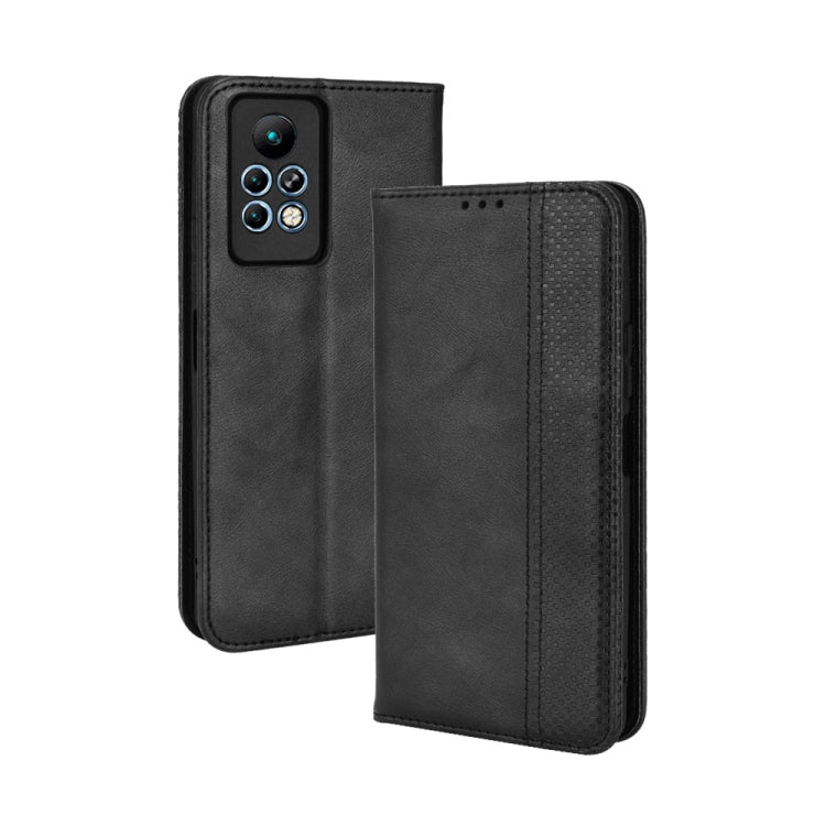 Magnetic Buckle Retro Texture Leather Phone Case