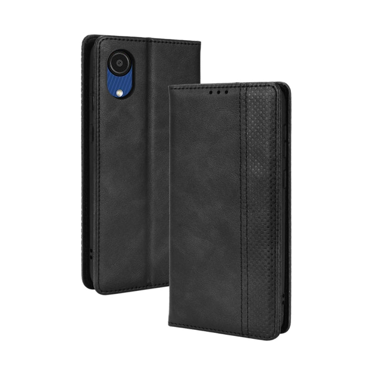 Magnetic Buckle Retro Texture Leather Phone Case