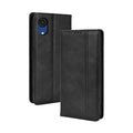 Magnetic Buckle Retro Texture Leather Phone Case