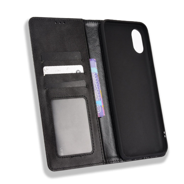 Magnetic Buckle Retro Texture Leather Phone Case