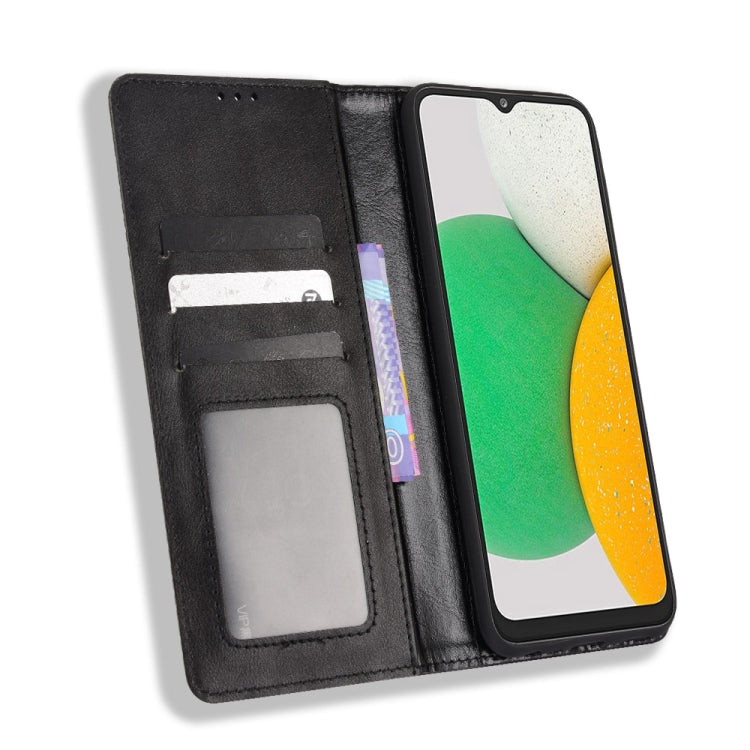 Magnetic Buckle Retro Texture Leather Phone Case